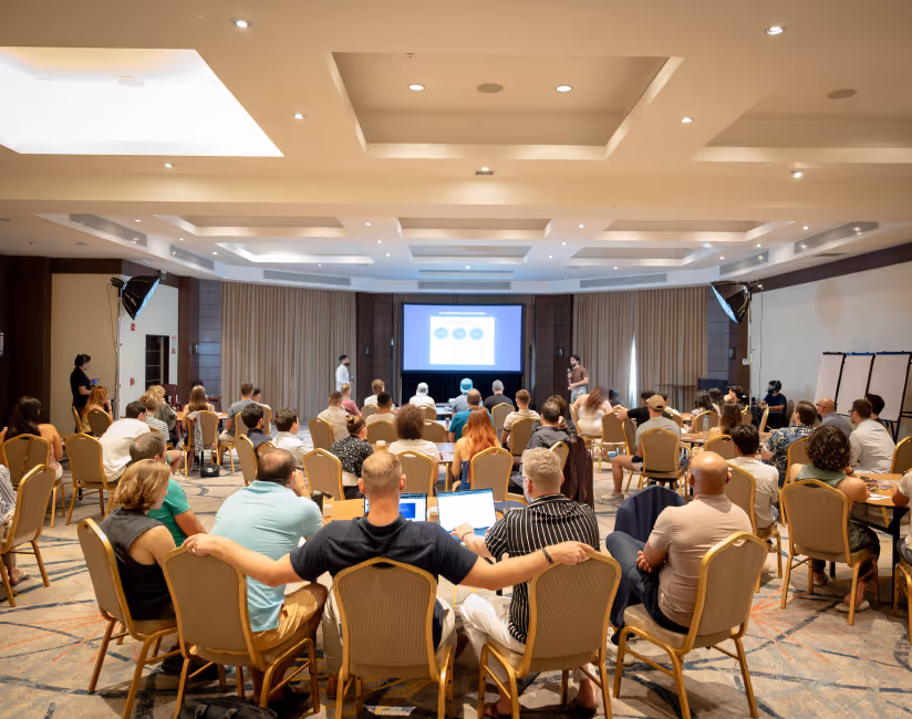 Decentralized Masters members at an exclusive offsite retreat