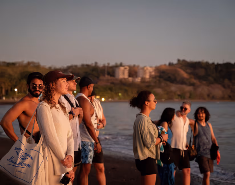Decentralized Masters community members at offsite gathering