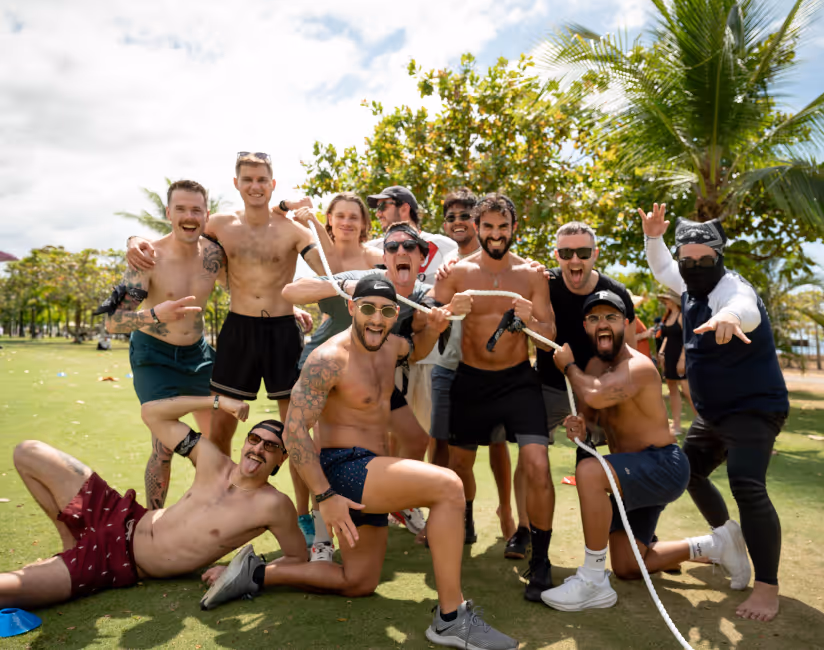 Decentralized Masters event members networking together