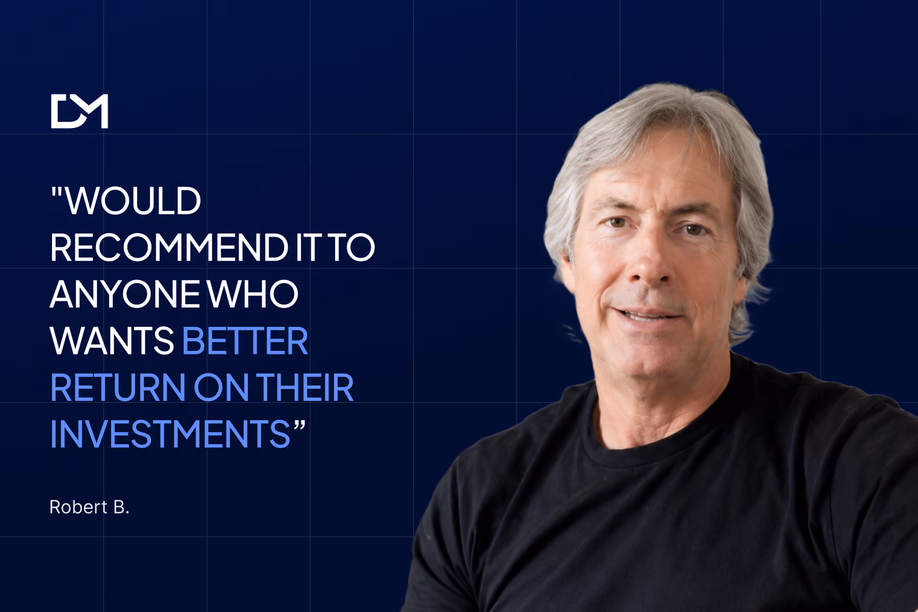 Robert B. sharing his Decentralized Masters testimonial