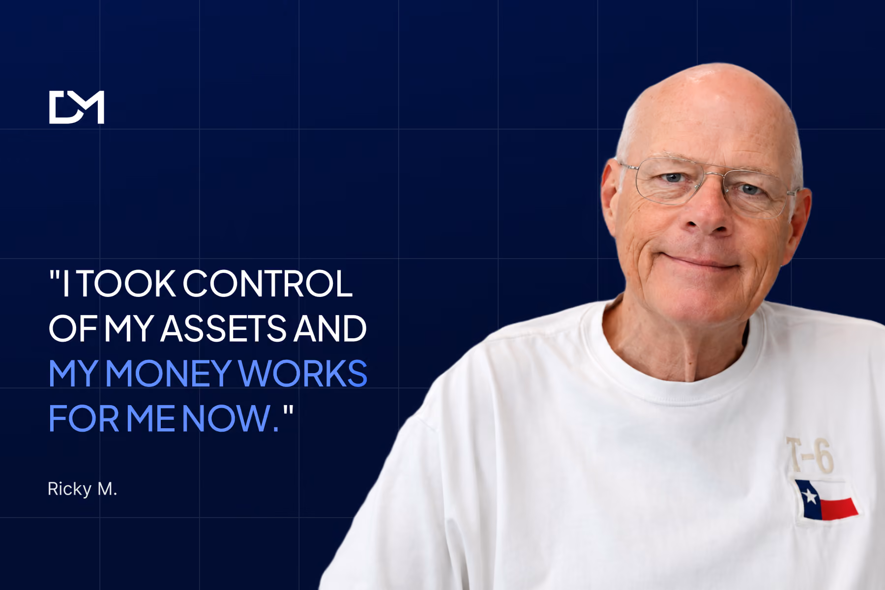 Rick M. sharing his Decentralized Masters testimonial
