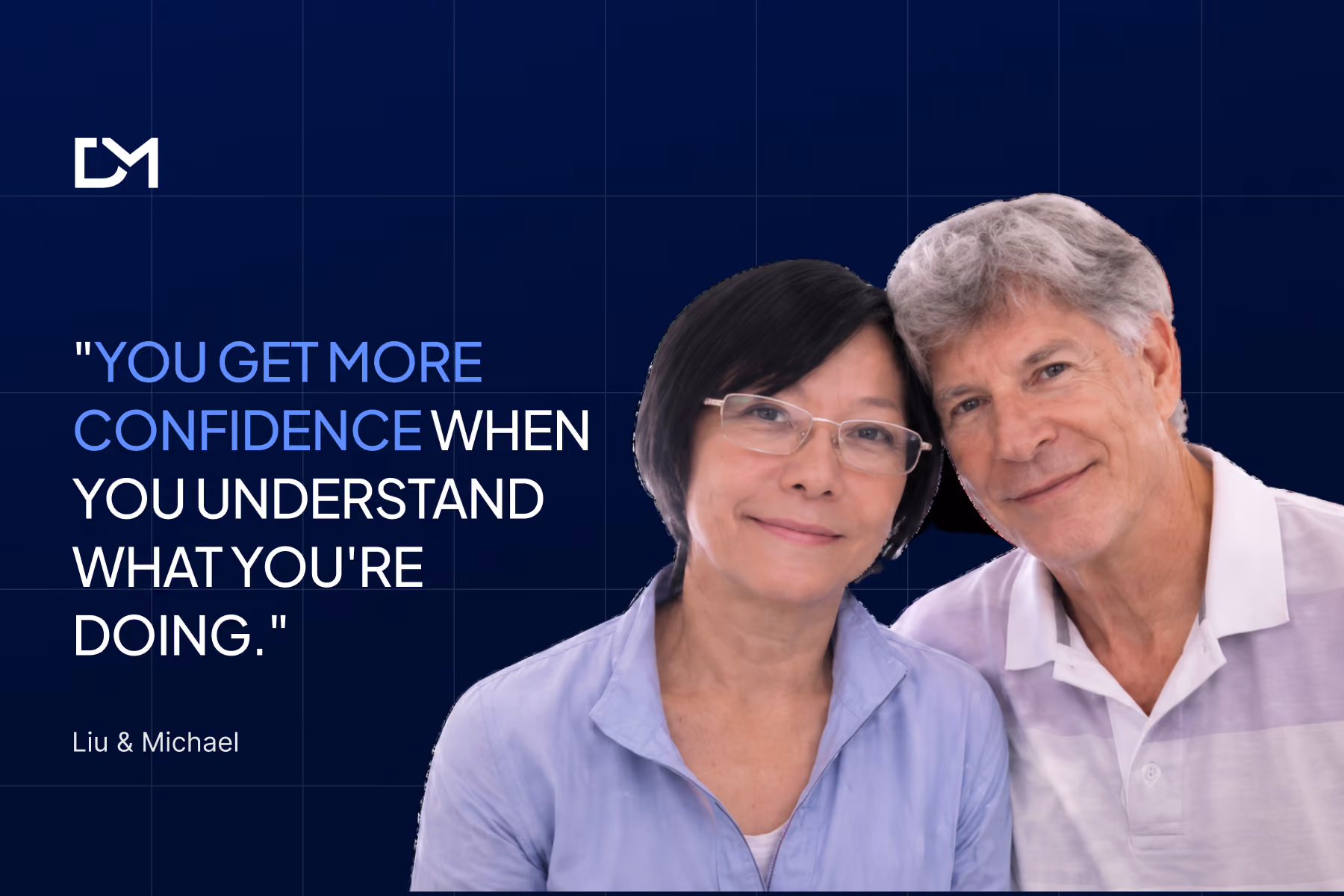 Liu & Michael sharing their Decentralized Masters testimonial
