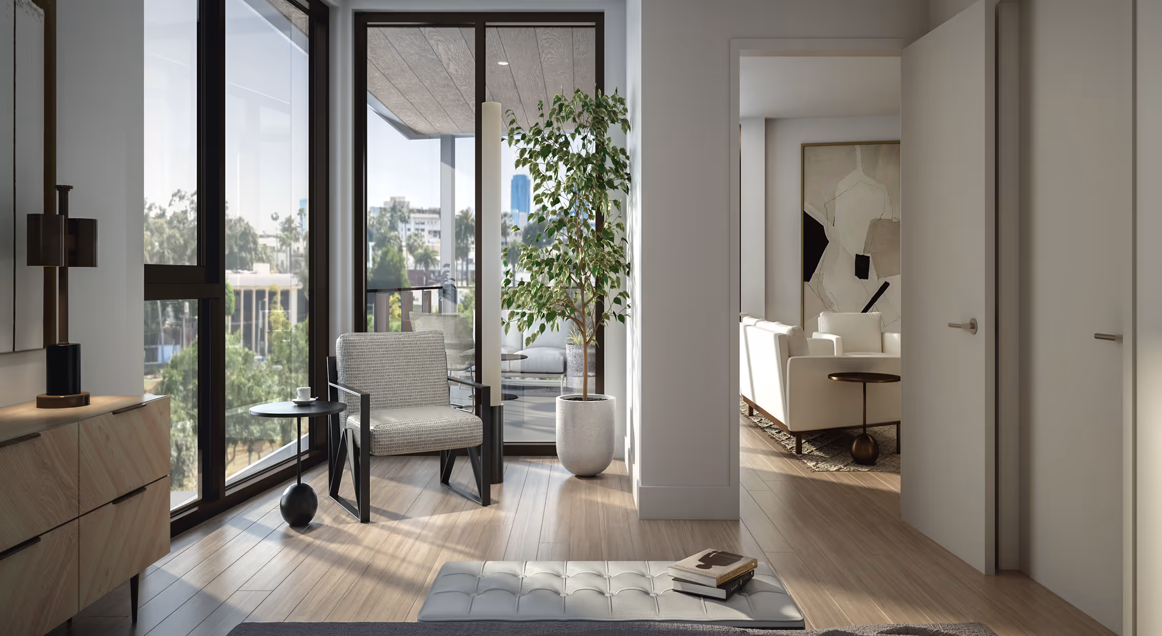 Interior design project by Design in Rhythm featuring curated furniture and considered spatial planning
