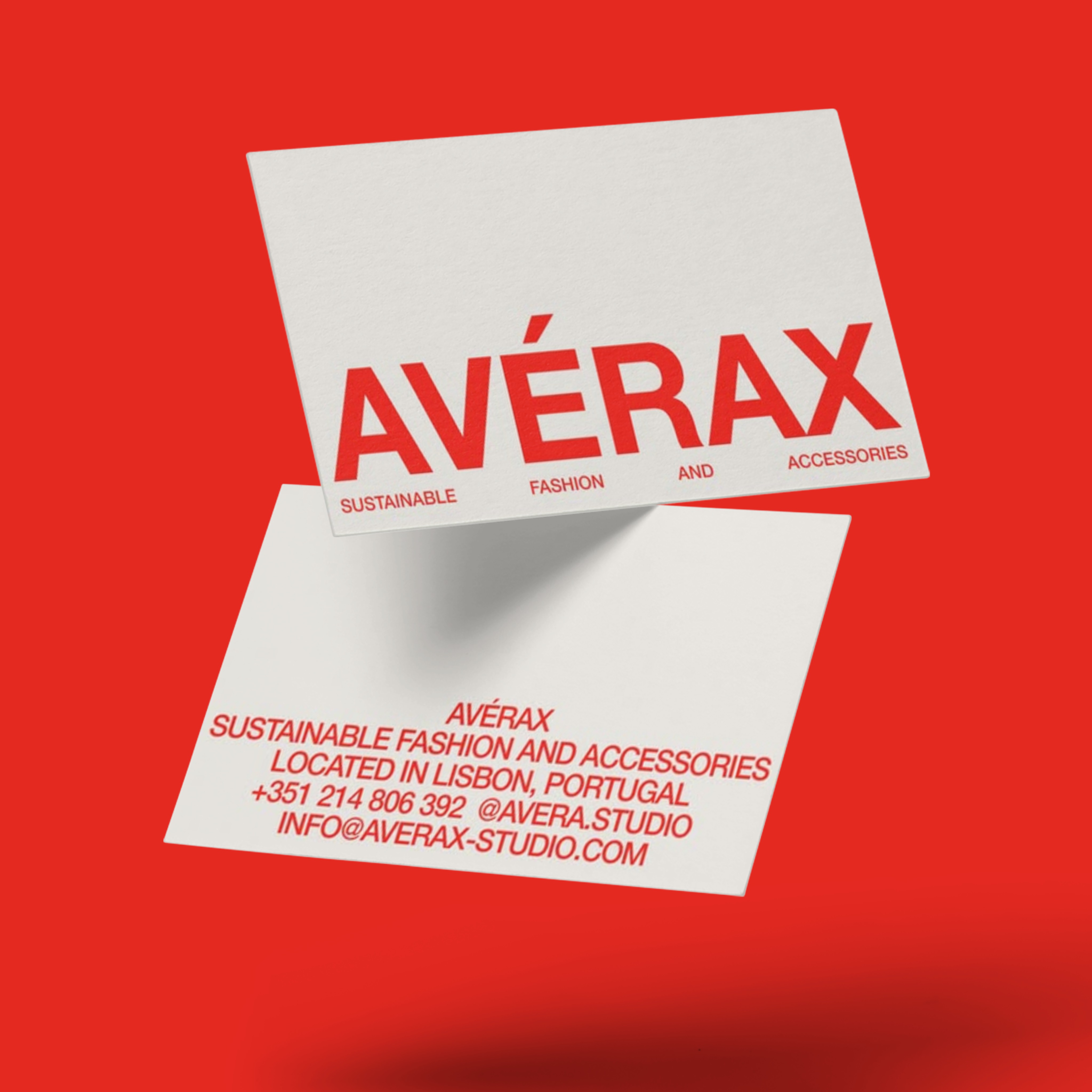 Business card mockup sample for brand guidelines