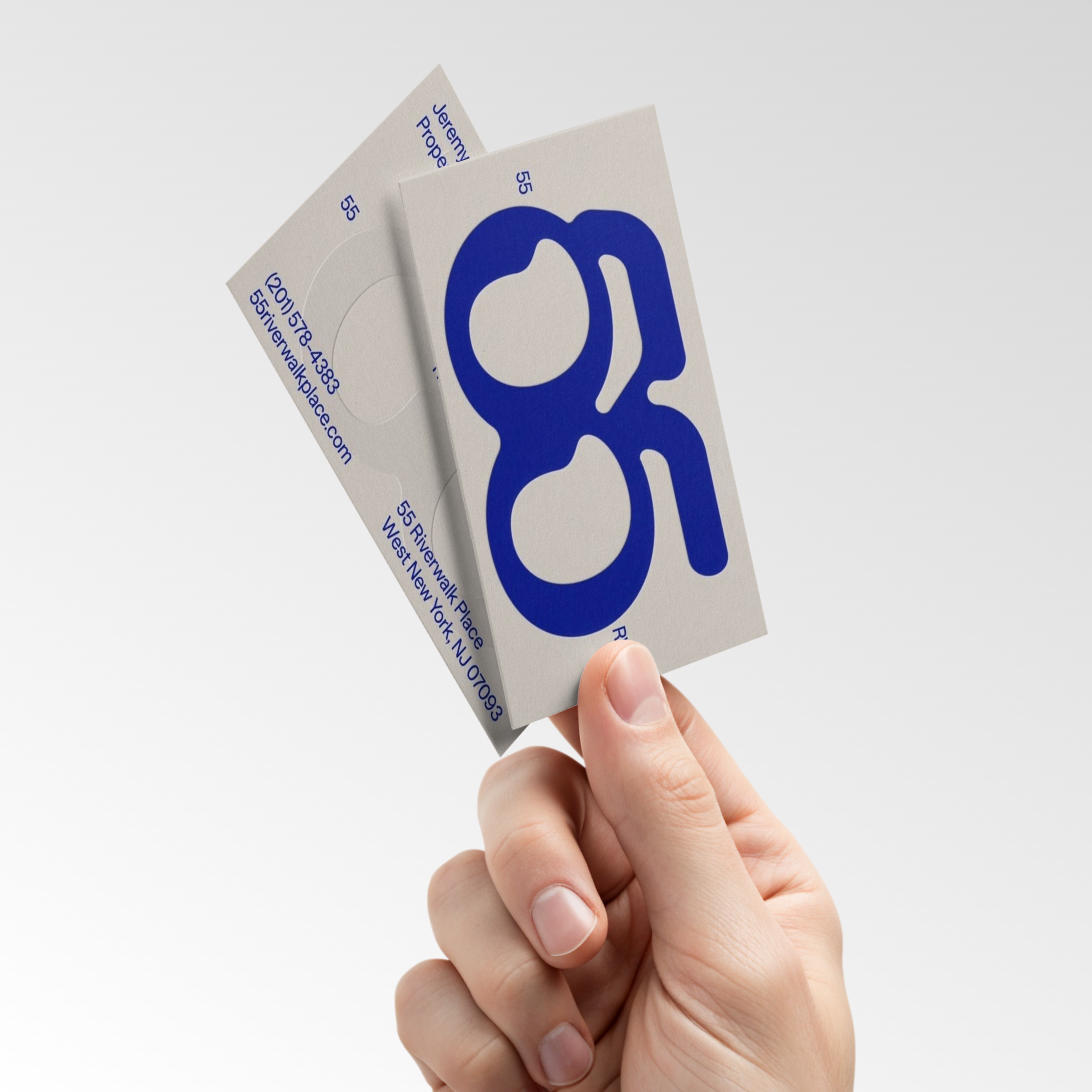 Business card mockup sample