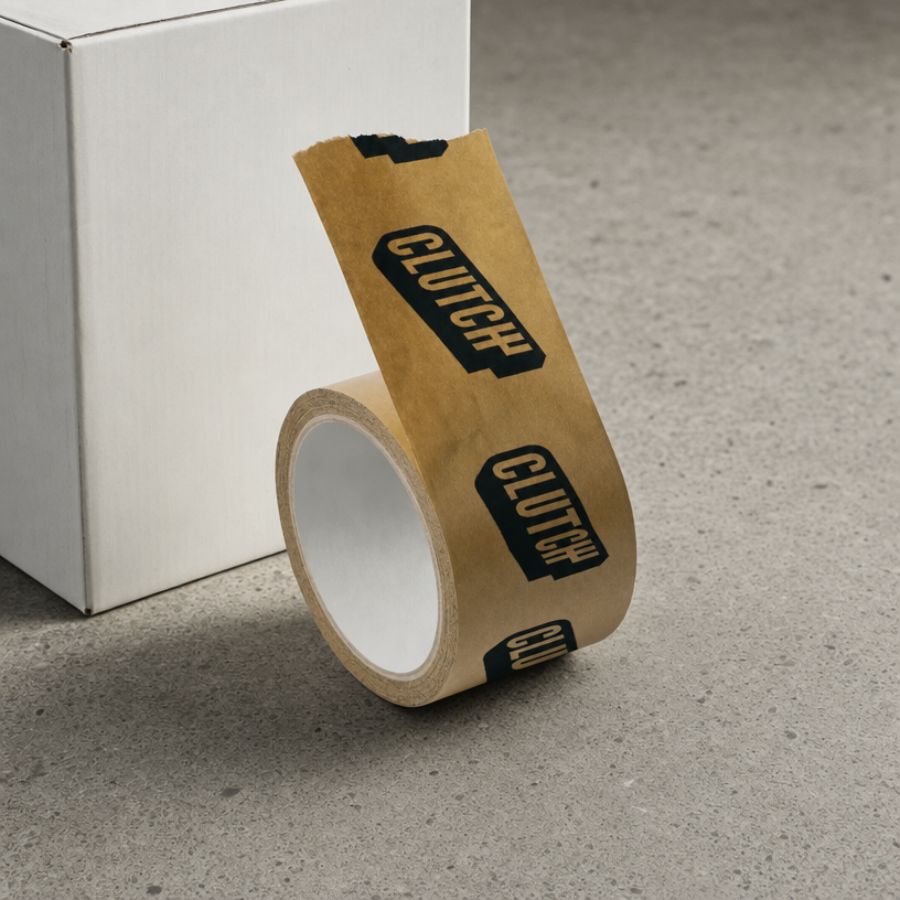 Tape mockup sample for packaging
