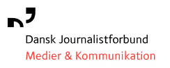 Dansk Journalistforbund Medier & Kommunikation logo