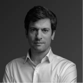 Black and white image of Antoine Ziliani