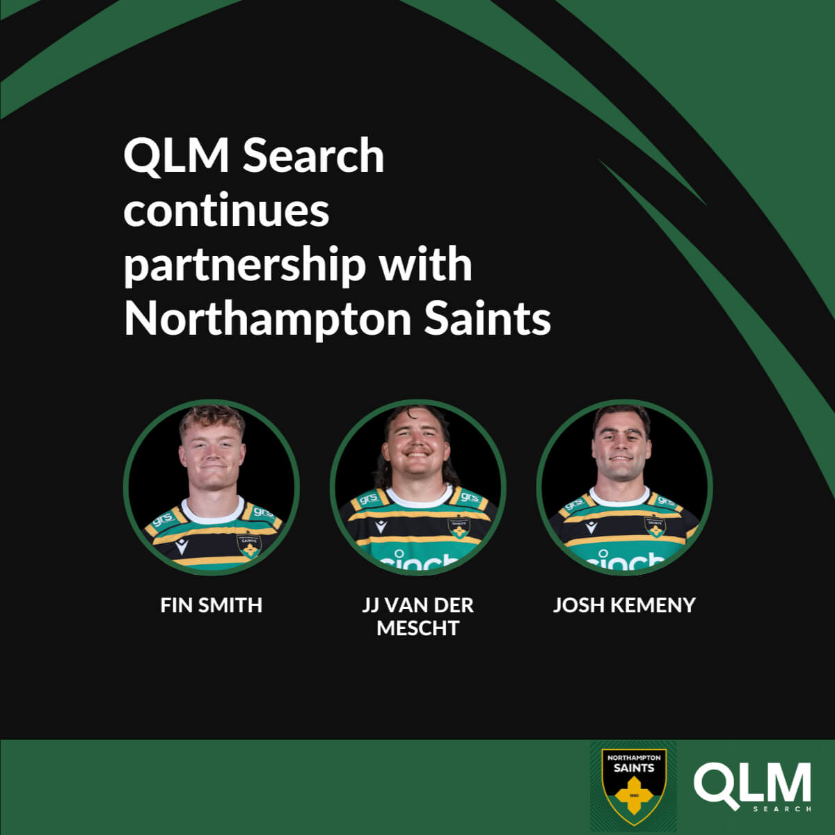 QLM Search continues partnership with Northampton Saints