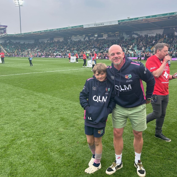 QLM Search sponsor half time activation at the Saints