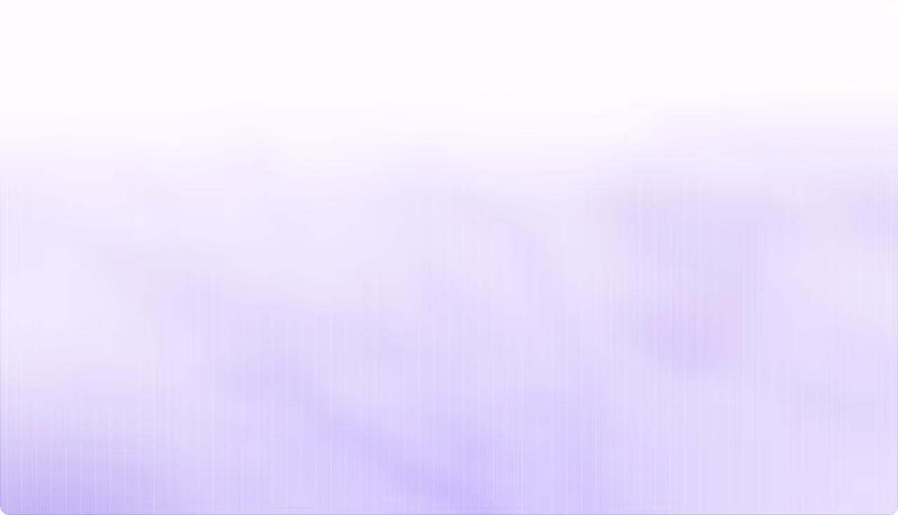 Soft purple gradient background fading to white with subtle vertical lines texture.