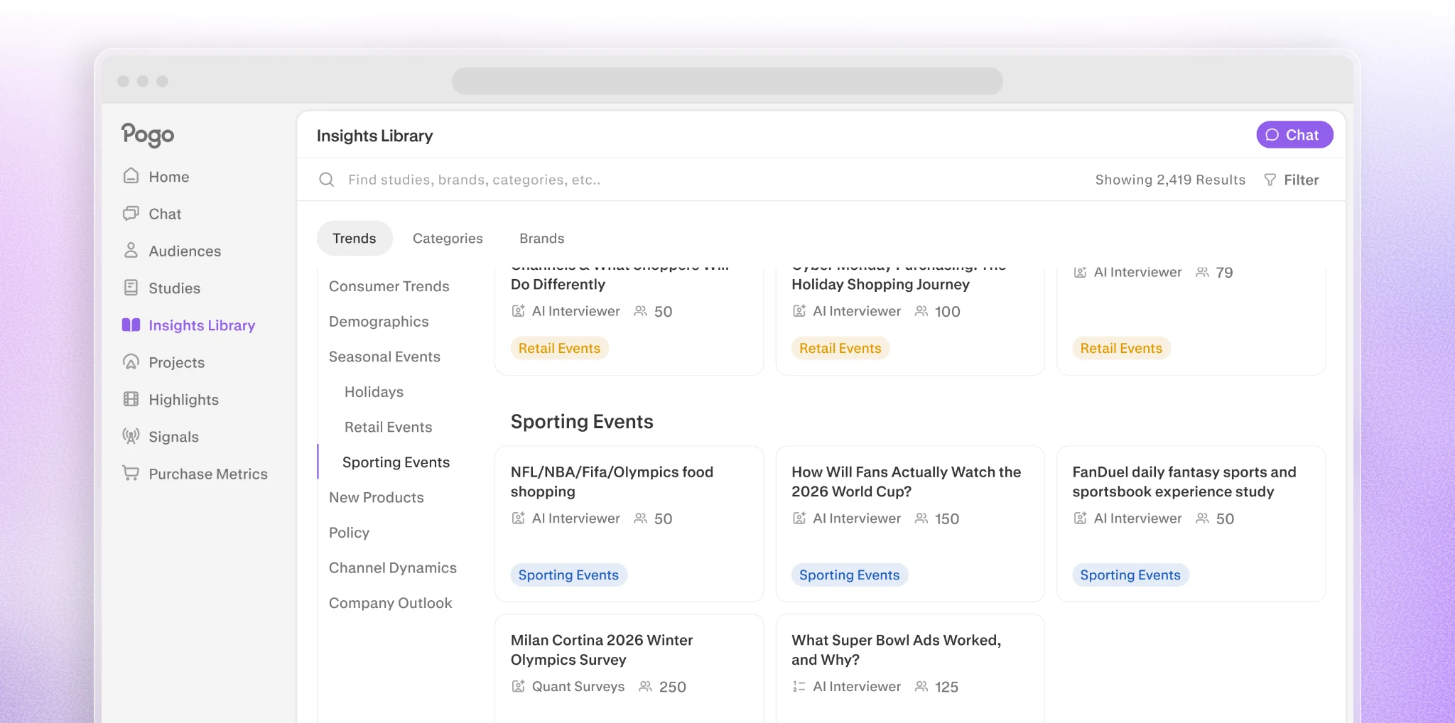 Insights Library topics study preview