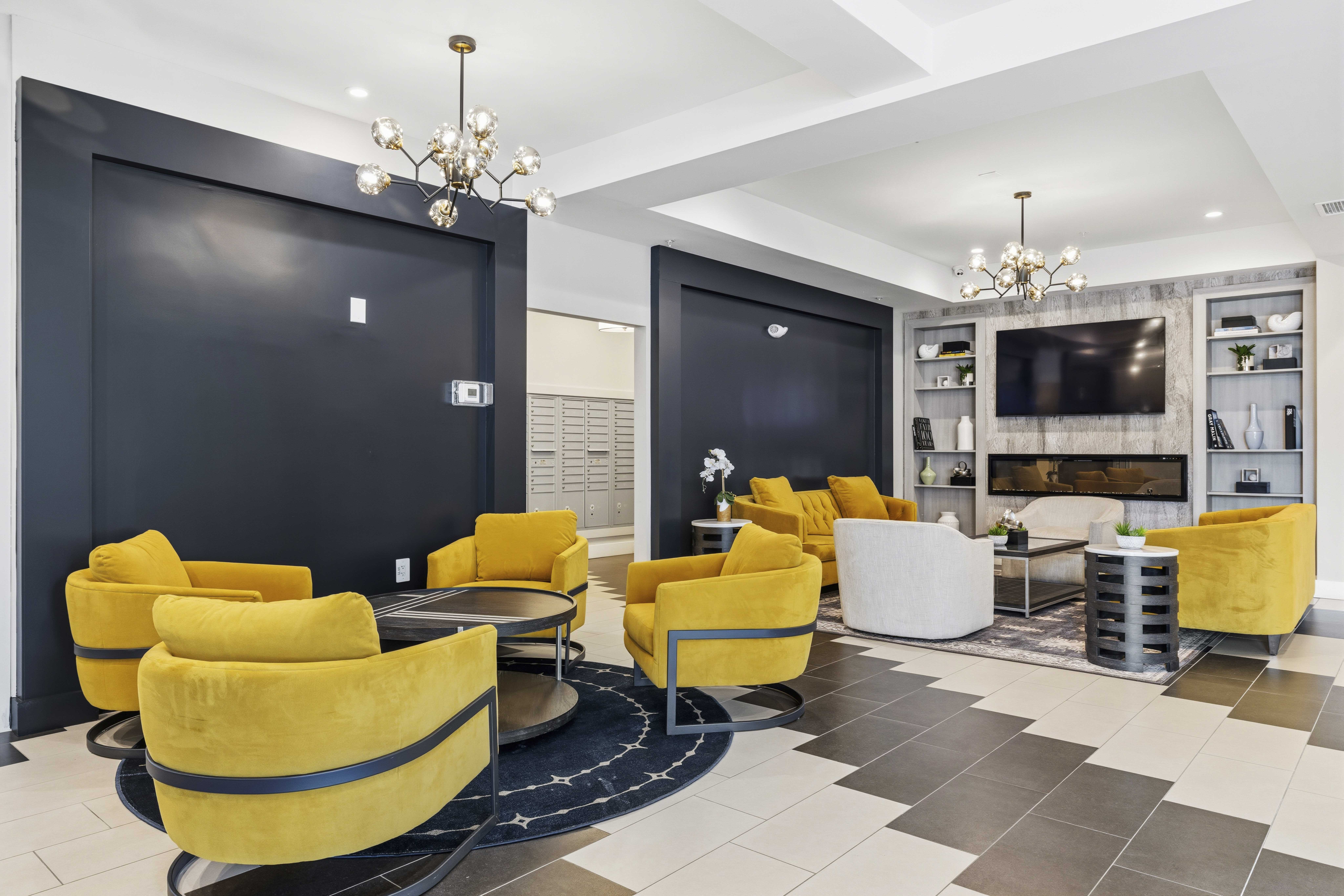 Leasing office lobby 