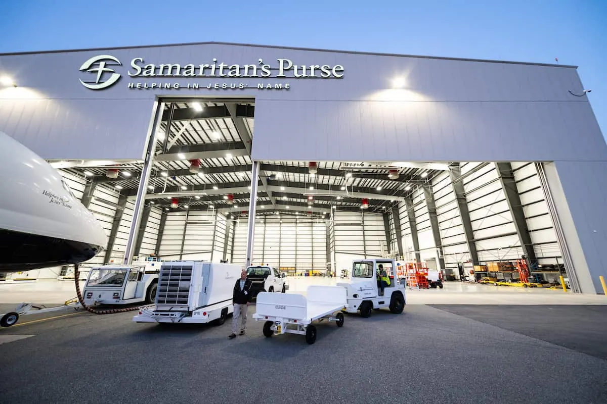 Samaritan's Purse aircraft hangar