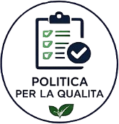 Circular icon with a checklist, checkmark, and leaf symbol representing sustainable agriculture.