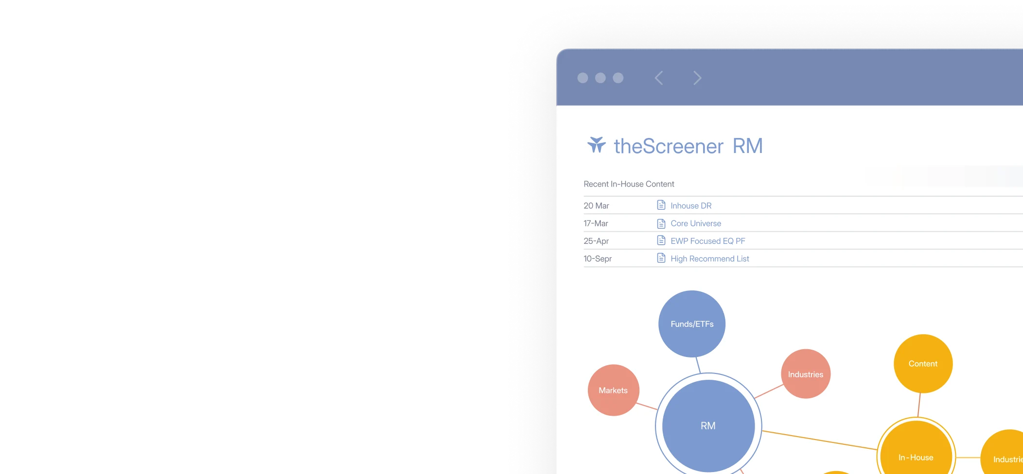 theScreener RM interface