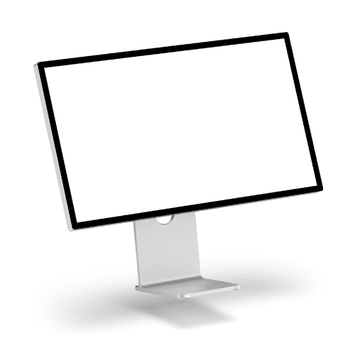 Studio Display XDR mockup floating