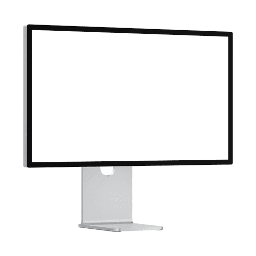 Studio Display XDR mockup right view