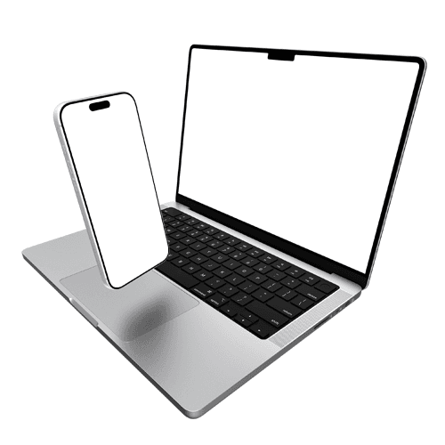 MacBook Pro and iPhone 17 Pro Max mockup