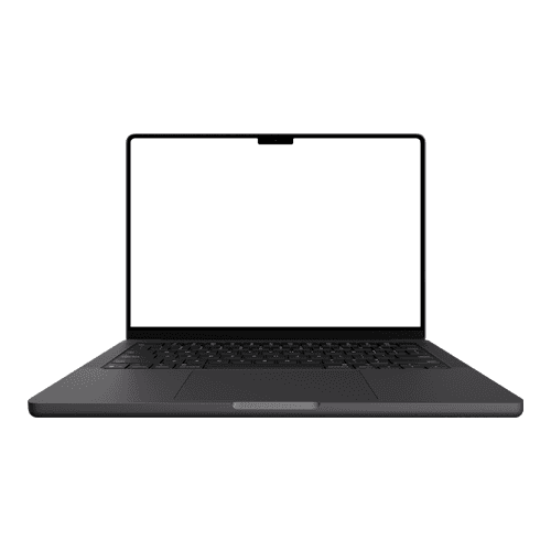 MacBook Pro 14 inch front mockup