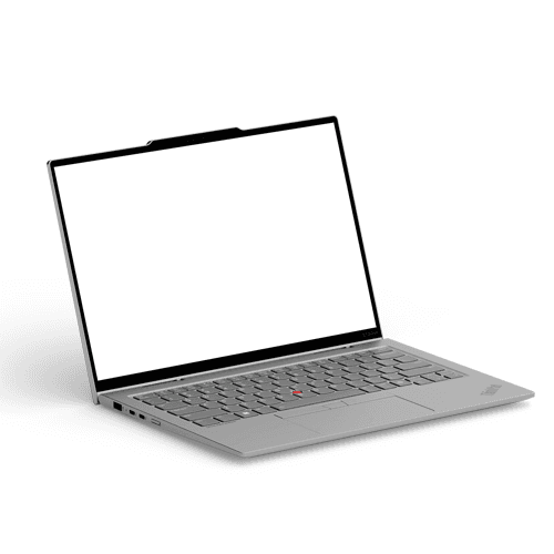 ThinkPad X1 right mockup silver