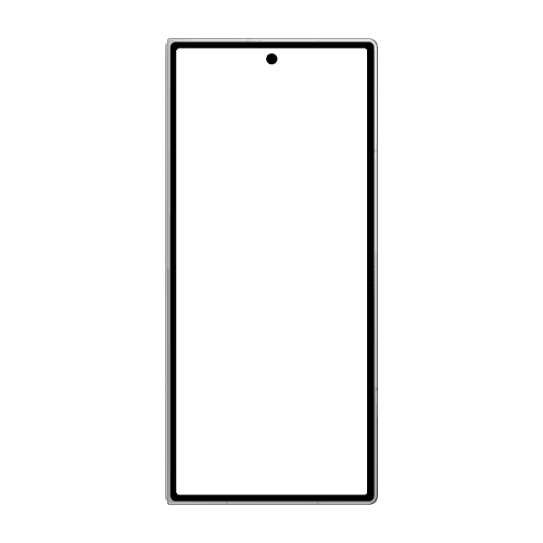 Samsung Galaxy Z Fold7 Silver front view