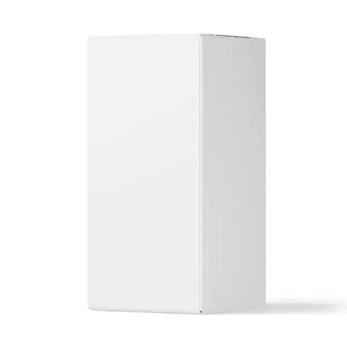 Product box mockup side view