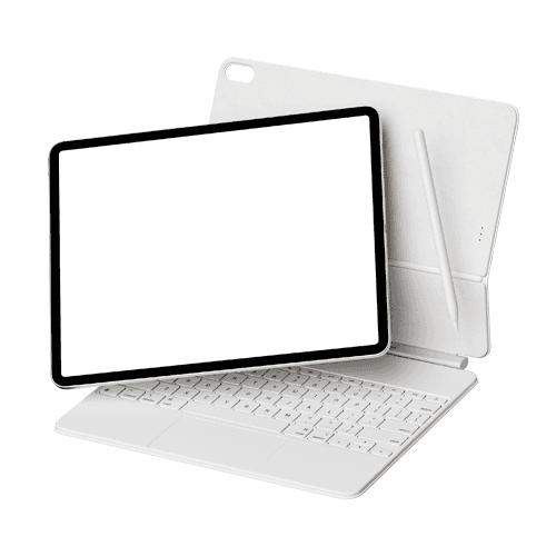 iPad Air mockup 13‑inch with Magic Keyboard