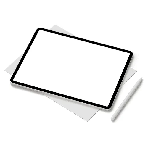 iPad Air mockup 13‑inch starlight