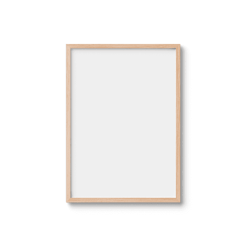 Poster frame mockup 50x70 cm