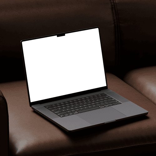 MacBook Pro mockup 16-inch space black