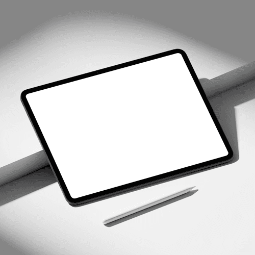 iPad Pro mockup space black 13-inch