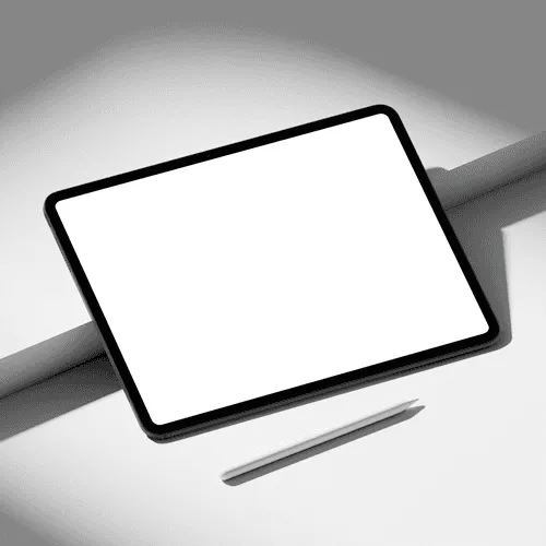 iPad Pro mockup space black 13-inch