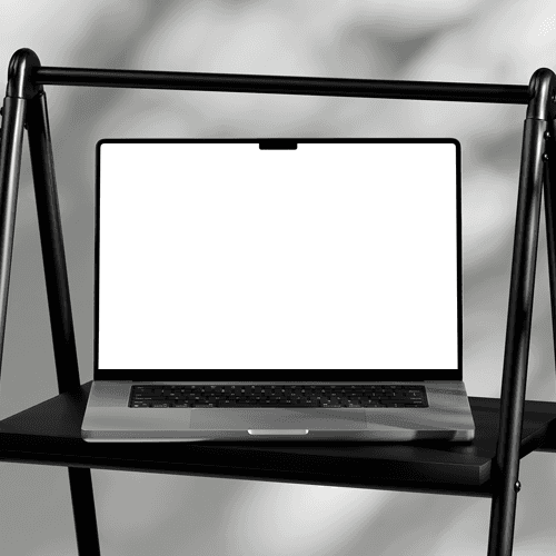 MacBook Pro mockup silver 16-inch