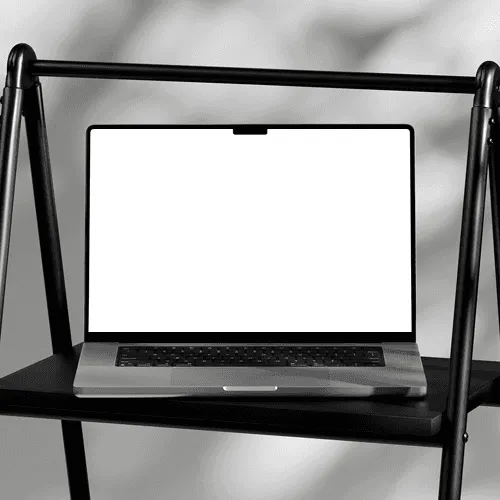 MacBook Pro mockup silver 16-inch