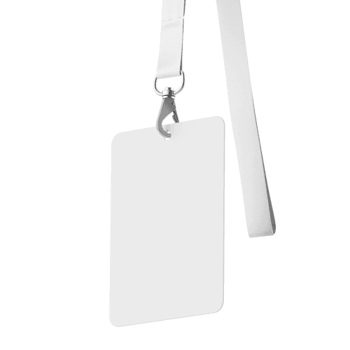 Lanyard ID badge mockup