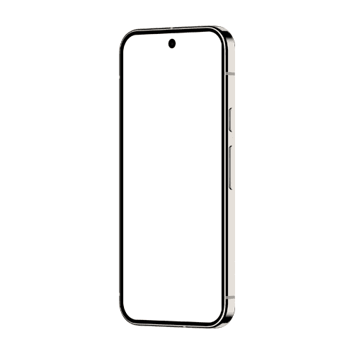 Pixel 9 Pro mockup 6.3 inch porcelain left
