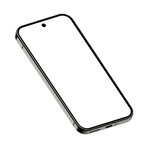 Pixel 9 Pro mockup 6.3 inch obsidian floating right