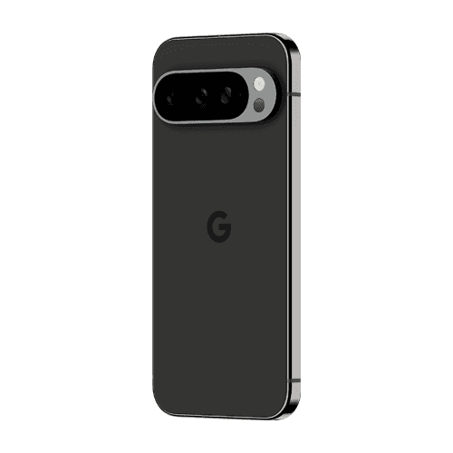 Pixel 9 Pro 6.3 inch obsidian back left