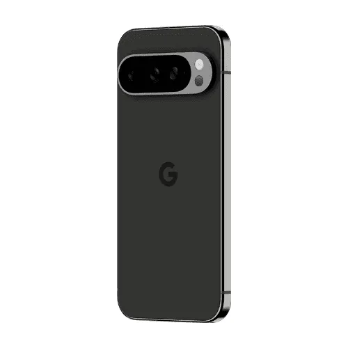 Pixel 9 Pro 6.3 inch obsidian back left
