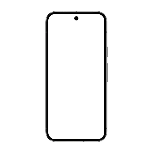 Pixel 9 Pro mockup 6.3 inch obsidian front