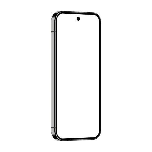 Pixel 9 Pro mockup 6.3 inch obsidian right