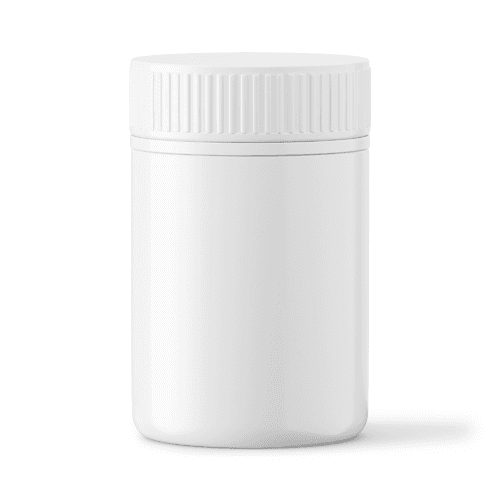 Plastic jar mockup