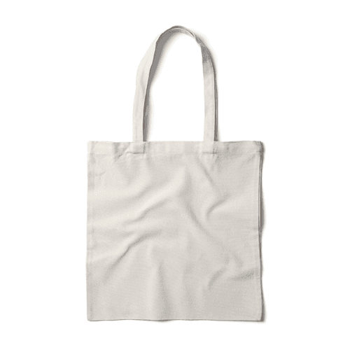 Organic cotton tote bag mockup