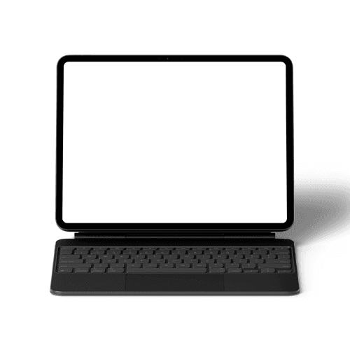 iPad Pro mockup 13-inch space black