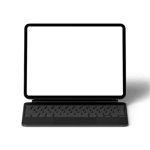iPad Pro mockup 13-inch space black