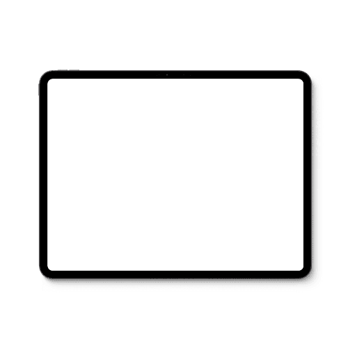 iPad Pro mockup 13-inch top view