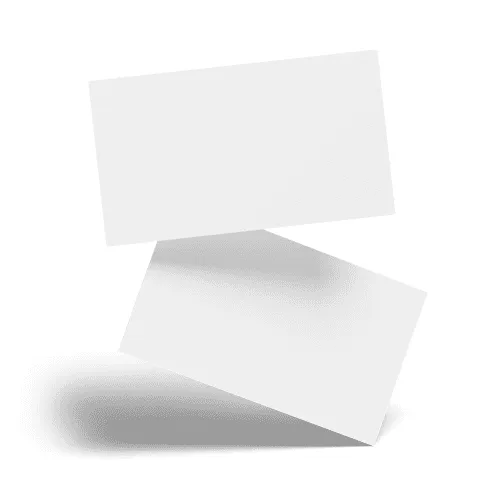 Floating US Business Card Mockup