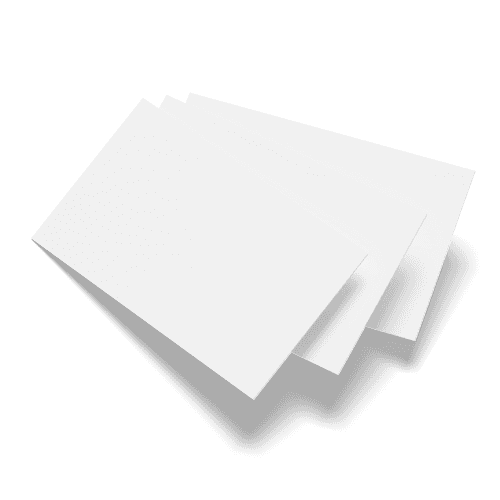 Triple US Size Business Card Mockup