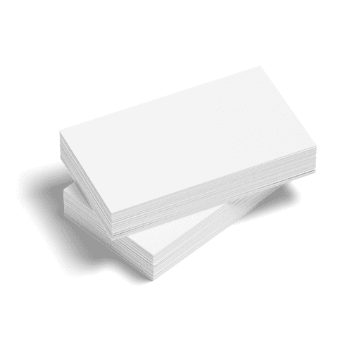 US Size Stack Business Card Mockup